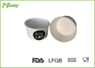 China Custom Ice Cream Paper Cups 5oz , personalized ice cream bowls with food grade paper for sale