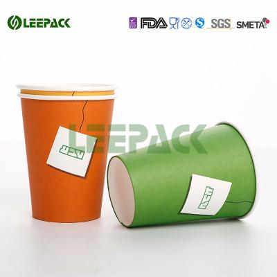 China 12oz 16oz 22oz Disposable Cold Paper Cups , Custom Disposable Drinking Cups Eco Friendly for sale