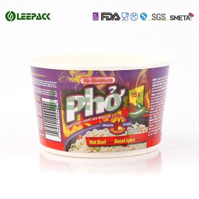 China White Blank  colorful eco friendly disposable bowls For Food / Snack / Hot Soup And Ice Cream for sale