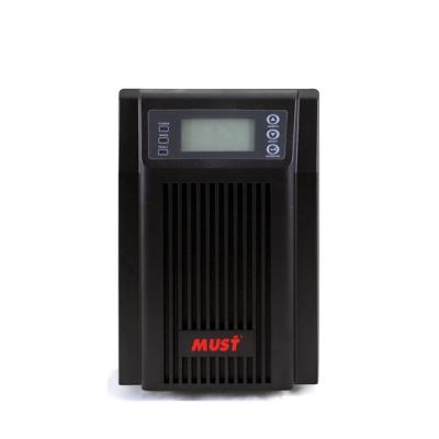 China Telecommunication 220V 1KVA 2KVA 3KVA Home UPS Online High Frequency Intelligent LCD Display With Surge Protection for sale