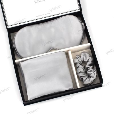 중국 Waterproof Silk Gift Set 16/19/22/25MM Customized Pillowcase Silk Eye Mask Set On Sale 판매용