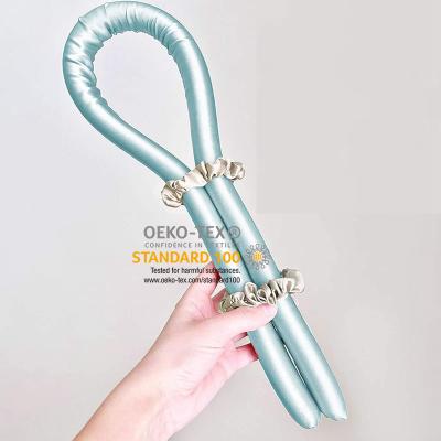 Κίνα Portable Hair Curler Tool No Heat 100% Mulberry Silk Heatless Hair Curler Rollers Hair Tape Hair Curler προς πώληση