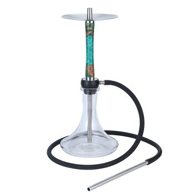 China Latest Hot Selling Luxurious Arguila Geometry Quality Stainless Steel Shisha Hookah Russian Style Hookah 2021 New Best Big Size for sale