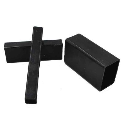 China Fluid Pipe 100*100 80x80mm hollow steel square tube st37 2x2 holes weight for sale