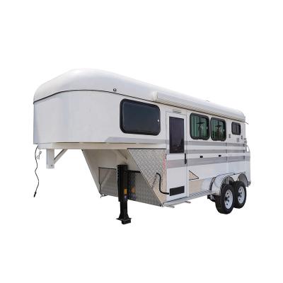 China Other Durable Trailers And High Quality Customized Movable Gooseneck Horse Float Trailer With Lifetime for sale