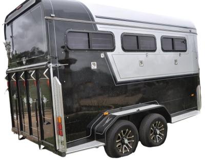 China Wholesale High Quality Movable Full Size Horse Horse Trailer 3 Horse With Live Quarters for sale