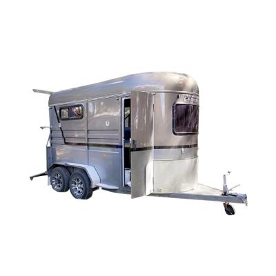 China Picking Up Economic Full Size Horse Factory Outlet Horse Float Trailer Newly Designed Horse Trailer for sale