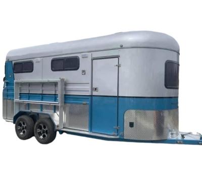 China Picking up horse factory direct wholesale normal two horse trailer for activities made in china for sale