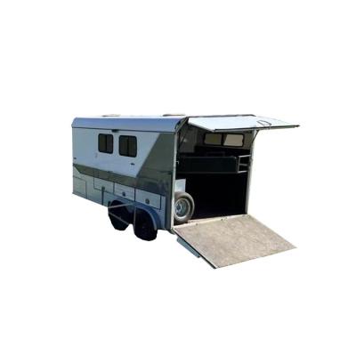 China Other Trailers Quality Assurance Colorful Luxury Horse Trailer Customizable Designed Float for sale