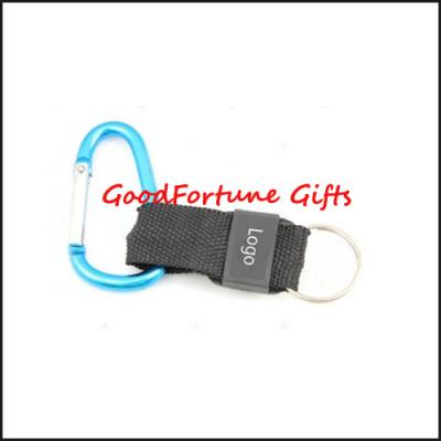 China Promotion printed logo Carabiners Keyrings keychain gift for sale