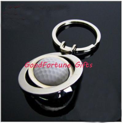 China Golf Metal KeyChain keyrings promotion gift for sale