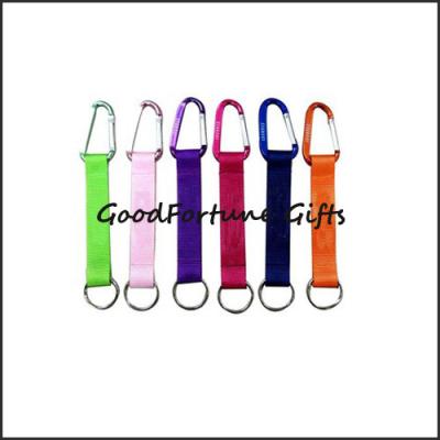 China hot sale printed logo customed promotion mug carabiner lanyard keychain for sale