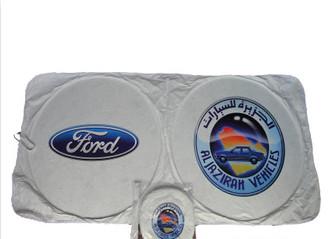 China New Creative customed logo car tyvek back sunshade for sale