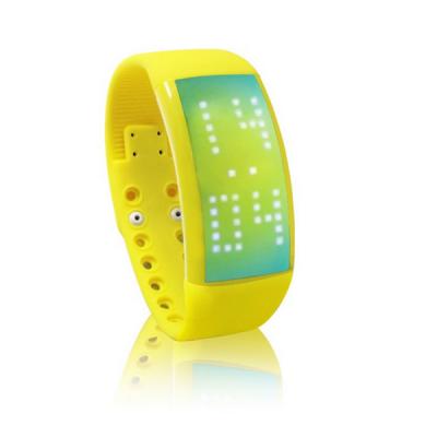 China wholesale  bluetooth bracelet smart watch colorful rubber bracelet bracelet watch for sale