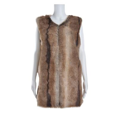 China Wholesale Women's Mink Luxury Waistcoat Warm Vest Sleeveless Winter Fur Vest Clothing Viable for sale