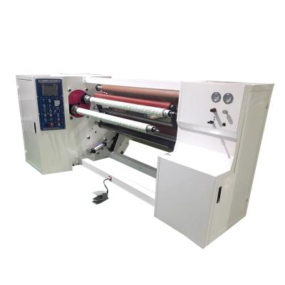 China Chemical Hot Sale Double Axis Turret Adhesive Tape Slitter And Rewinder Machine for sale