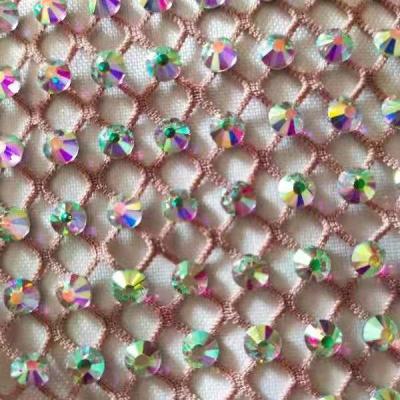 China Flatback Diamond Mesh Crystal Diamond Net Clothing Accessories Summer Dress For Women Accessories for sale