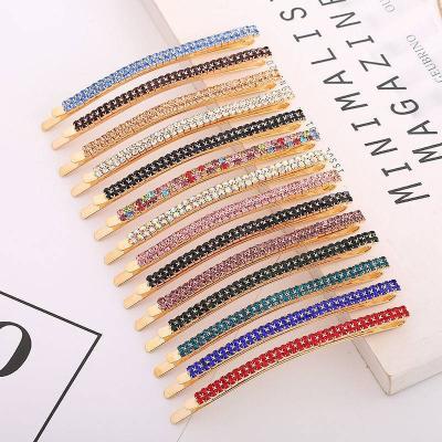 China Soft Rhinestone Crystal Hair Clip Set Exquisite Hairpin Fashion Fairy Hair Accessories for sale