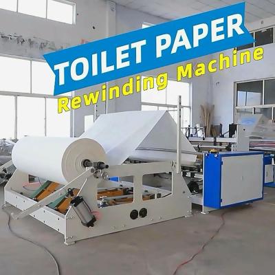 China Household Tissue Paper Production Small Business Toilet Paper Roll Making Machine for sale