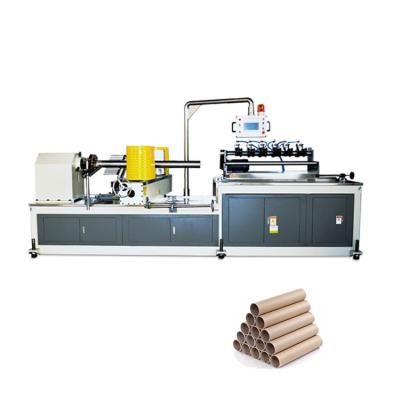 China Paper Tube Paper Core Spiral ID 150 CNC Motor Servo Factory Curling Winding Machine With Cutter for sale