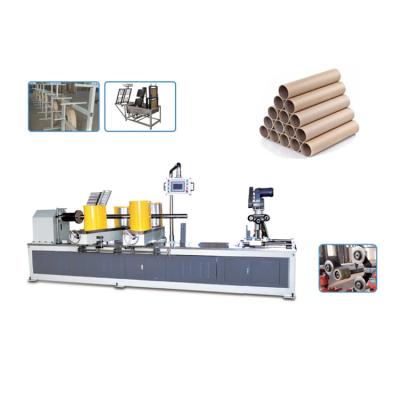 China Paper Mill 200mm Inner Diameter Four Heads Tube Core Spiral Paper Pipe Making Machine for sale