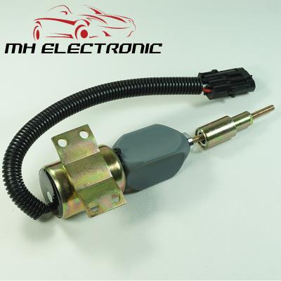 China For Cummins For VW MH Fuel Shutoff Solenoid Valve Electronic Cut Off Stop New For Cummins For VW For Ford 3357411 907120120014 3 Pin 24V for sale