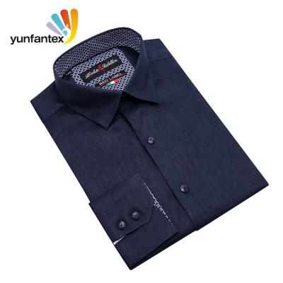 China 2020 Anti Shrink Get Free Sample Chinese Factory Canvas Shirts Fits New Solid Color Button Up Long Sleeve Shirt for sale