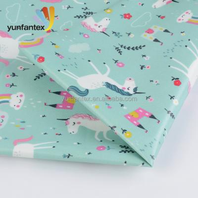 China 2021 latest fashion high quality mermaid canvas cotton twill TPU waterproof fast digital printed fabrics for yunfantex bag for sale