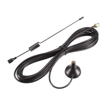 China Magnetic Outdoor External 4G Antenna With SMA Connector RG174 Cable 3M WL-4GE205 for sale