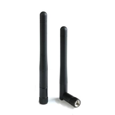 China 3dBi 2.4GHz 2.4G External WiFi Dual Band Rubber Antenna With SMA Male 108mm WL-2458E108 for sale