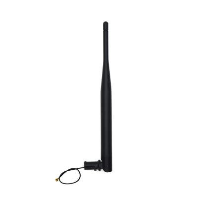 China 190mm Indoor Dual Band Omni Wifi Rubber Antenna with IPEX WL-2458E190 for sale