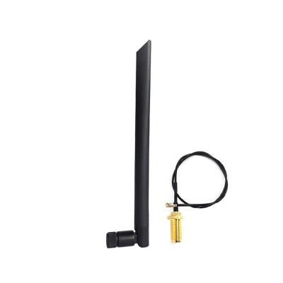 China 5dbi RP-SMA Connector GSM 915 MHz 868 MHz Antena 21cm With SMA Male/u.FL Pigtail Cable 210mm for sale