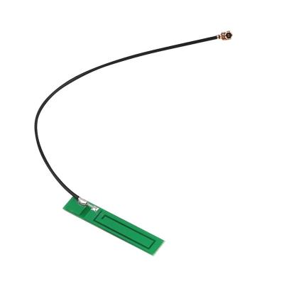 China Router Modem 31*7mm Built-in 2.4GHZ WIFI Patch PCB Omnidirectional Internal Antenna with IPEX/U.FL Connector for sale