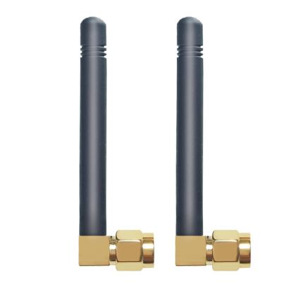 China 103MM Omidirectional 2.4g Wifi Wireless Antenna With SMA Right Angle Connector 103mm for sale