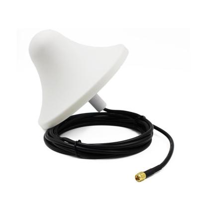 China Wall Mounted Omni Communication Ceiling GSM Network Antenna With SMA Male KSWR-052514 for sale