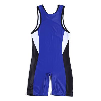 China Comfortable China Custom Printed Cool Cheap Sleeveless Men's Singlet Weightlifting Wrestling Tights Ravishing Customizable Gear for sale