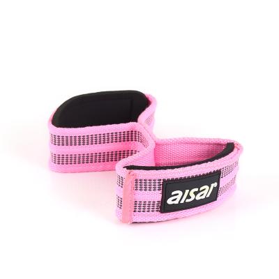 China Adult Fashionable Exquisite Protective Cloth Wristbands Pink Gear Sports Wristband Gym for sale