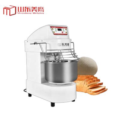 China food & Variable Frequency Two Speed ​​Beverage Factory Bakery Equipment Flour Spiral Adjustable Dough Mixer for sale