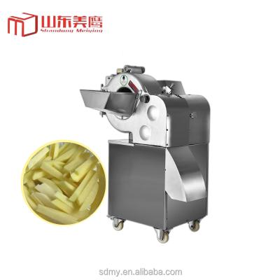 China Industrial full automatic commercial fruit&vegetable cutting machine multifunctional dicer cutter of snack food factory for sale