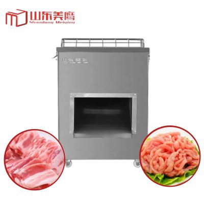 China food & Hot Selling Automatic Commercial Beverage Factory Specification Meat Cutter Double Chicken Beef And Mutton Fresh Meat Slicer for sale