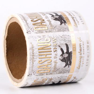 China Waterproof Self Adhesive Label Paper Roll Logo Printing for sale