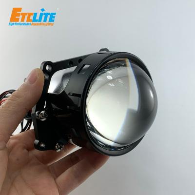 China 3 Inch Lumen Mini Projector Lens Led H4 12000 Bi 12V 110W 6000K Led Projector Car Headlight Universal for sale