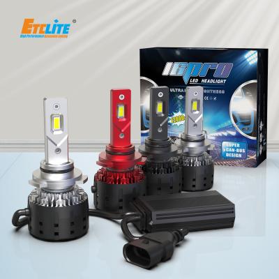 China Wholesale HB4 12000 Manufacturer Etclite I6 Super Bright High Lumen 120W Power Car Led Headlight 9006 Pro With Canbus for sale