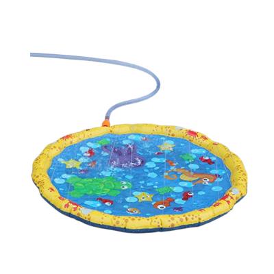 China Unisex Inflatable Game Mat Splash Play Mat Sprinkler Pad for Outdoor Beach Toys Swimpool for sale