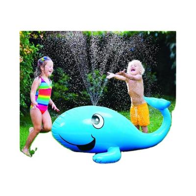 China Unisex Inflatable Shark Splash Sprinkler Water Spray Toys for Kids and Adults Gardening Game for sale