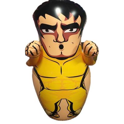 China Outdoor Sports Tumbler Gladiator Bop Bags 3D Kids Inflatable Punch Boxing Toy for sale