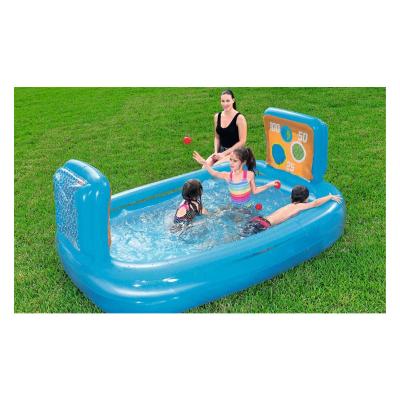 China Outdoor Sports Toys Center Inflatable Crocodile Sprinkler Kids Pool Water Slide Paddling Pool for sale