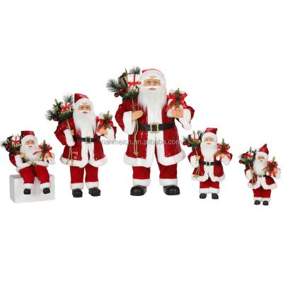 China Navidad Christmas Santa Claus Christamas Home Decoration 30~180cm with Gift Bag Housing Xmas and Party Decoration Figurine Traditional Holiday Ornament for sale