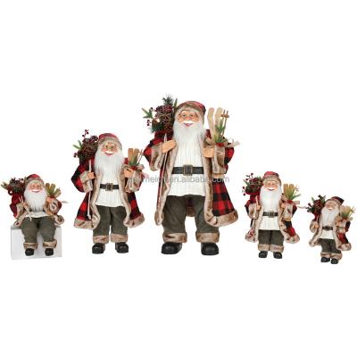 China Decor 30~180cm Family Christmas Decoration Supplies Christmas Gift Holiday Decoration Home Collectable Christmas Chirstmas Santa Claus for sale