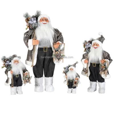 China Chirstmas plush santa claus navidad ornaments custom holiday doll toys holiday decor 30cm christmas decor party supplier gifts festival christmas for sale